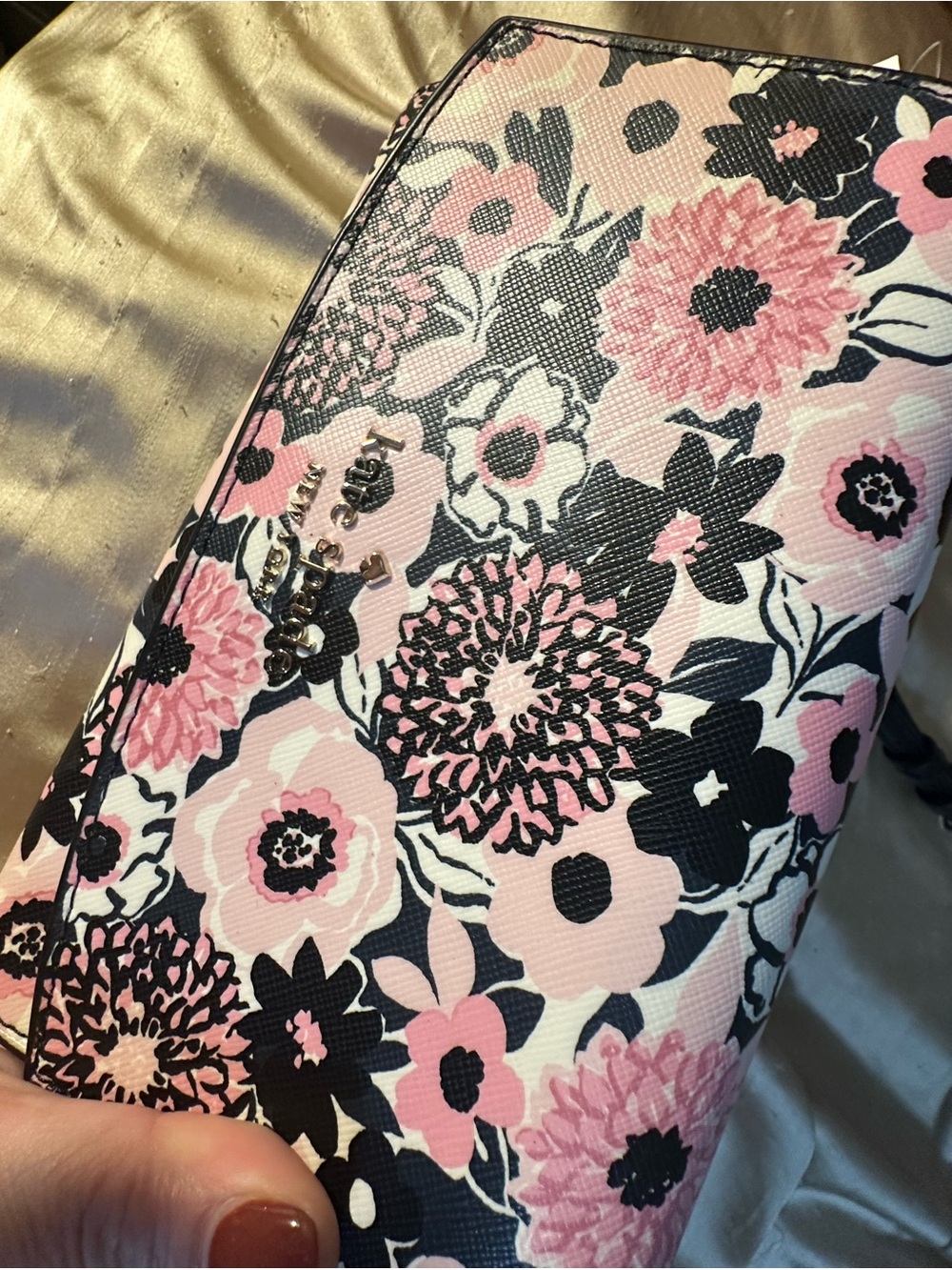 Kate Spade Dahlia Pink Multi Floral Crossbody Bag